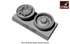 Armory Models AW48310 C-130 Hercules wheels, mid type 1/48 – image 4