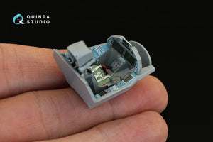 Quinta Studio QD48082 Su-57 3D-Printed &amp;amp; coloured Interior on decal paper (for Zvezda kit) 1/48 – Bild 7
