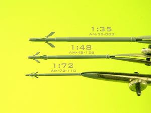Master AM-72-110 Mi-24 (Hind D/E) - JakB-12.7 machine gun barrel and DUAS probe (metal and resin parts) 1/72 – Bild 6
