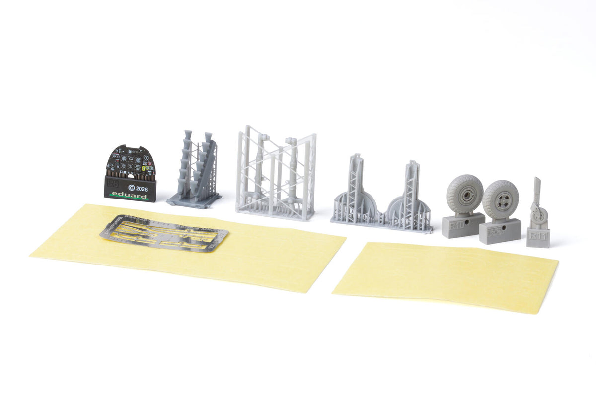 Eduard 644357 Spitfire Mk. IXe LööKplus w/ fishtail exhausts for AIRFIX 1/48