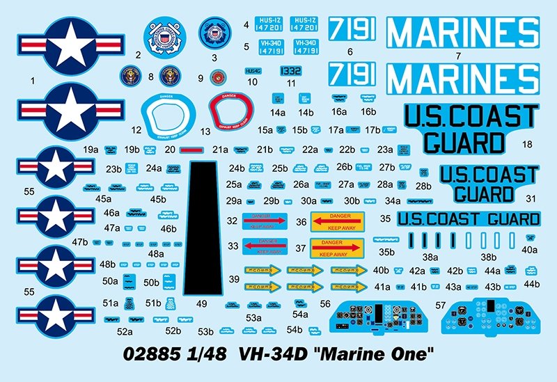 Trumpeter 02885 VH-34D &amp;#39;Marine One&amp;#39; 1/48 – imagen 4