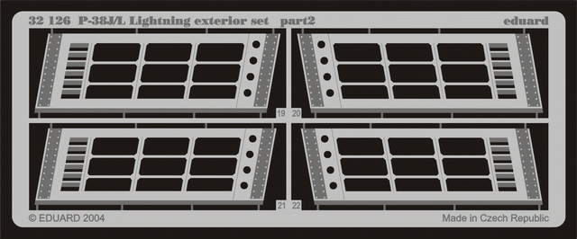 Eduard 32126 P-38J/ L exterior 1/32 TRUMPETER – image 2