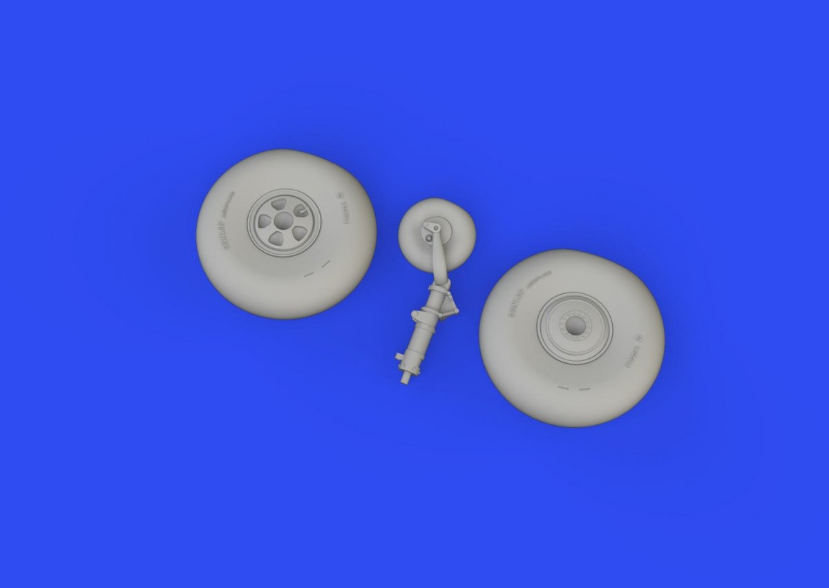 Eduard 648830 Beaufort Mk. I wheels ICM 1/48 – Bild 2