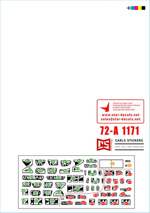 Star Decals 72-A1171 Guerre en Ukraine n° 23 T-72B3 russe à Marioupol 2022. T-72B3 rév. 2012 et rév. 2016. Échelle 1/72 – image 3