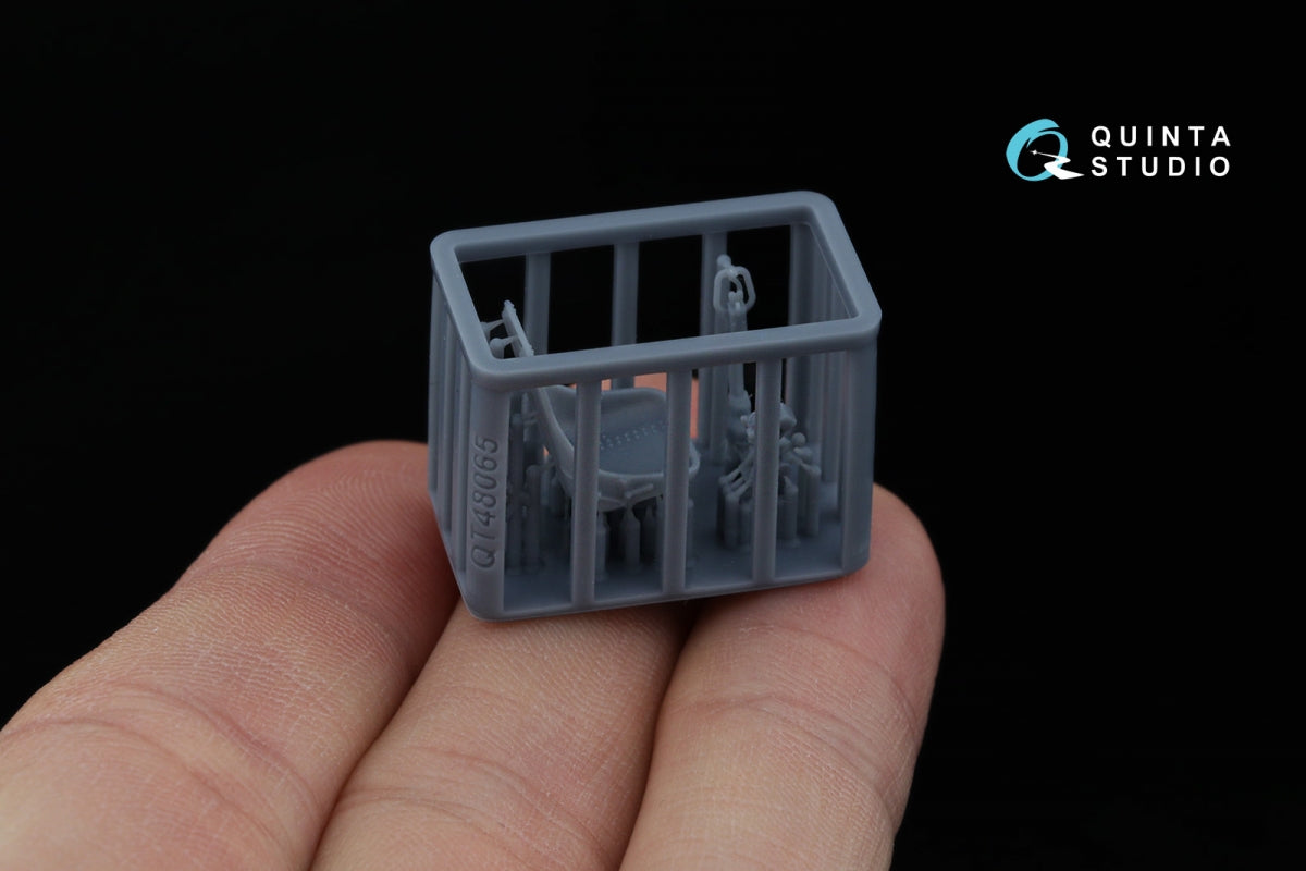 Quinta Studio QT48065 Cockpit Details for the LaGG-3 and La-5 family: Seat, Gunsight and Control Stick (all kits) 1/48 – immagine 4