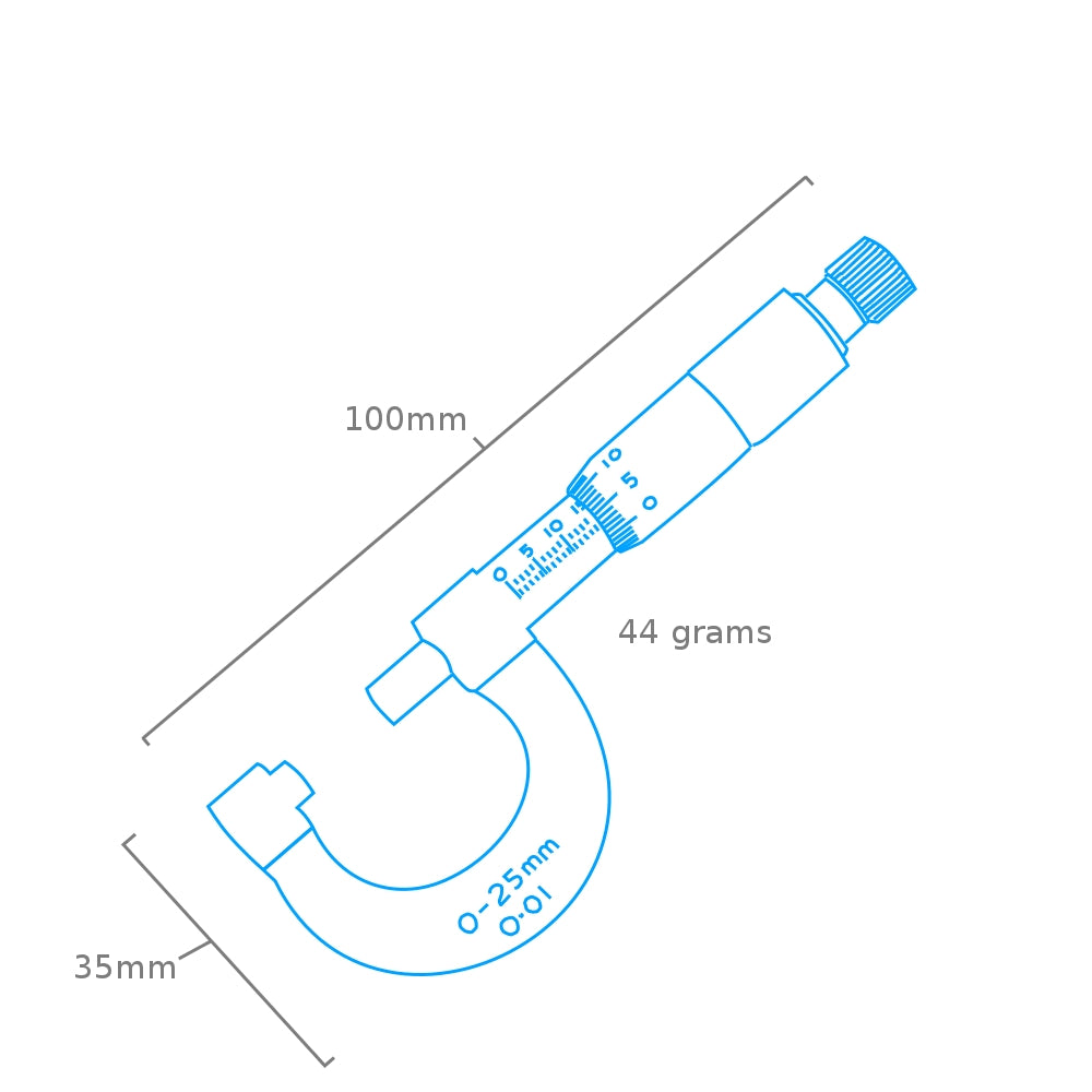 Micromètre Modelcraft PGA5024 (0 - 25 mm) – image 2