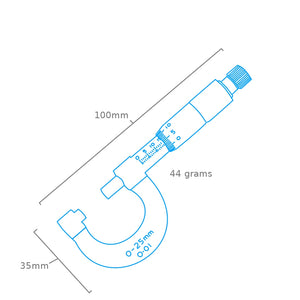 Micromètre Modelcraft PGA5024 (0 - 25 mm) – image 2