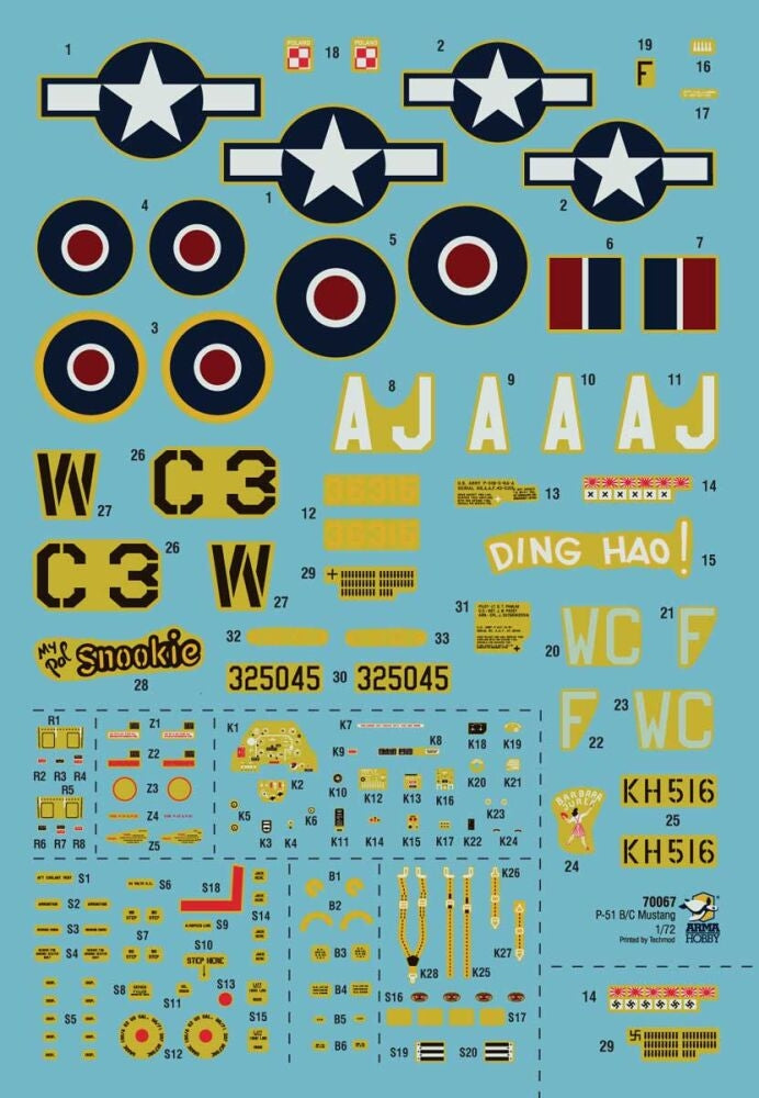 Arma Hobby 70067 P-51 B/C Mustang 1/72 – image 5