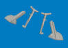 Eduard 6481207 Spitfire Mk. IXe undercarriage legs PRINT for Airfix 1/48 – Bild 2