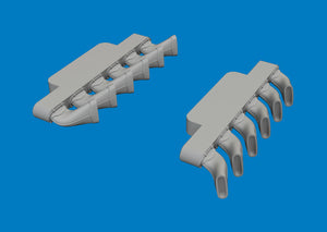 Eduard 644357 Spitfire Mk. IXe LööKplus w/ fishtail exhausts for AIRFIX 1/48 – Bild 6