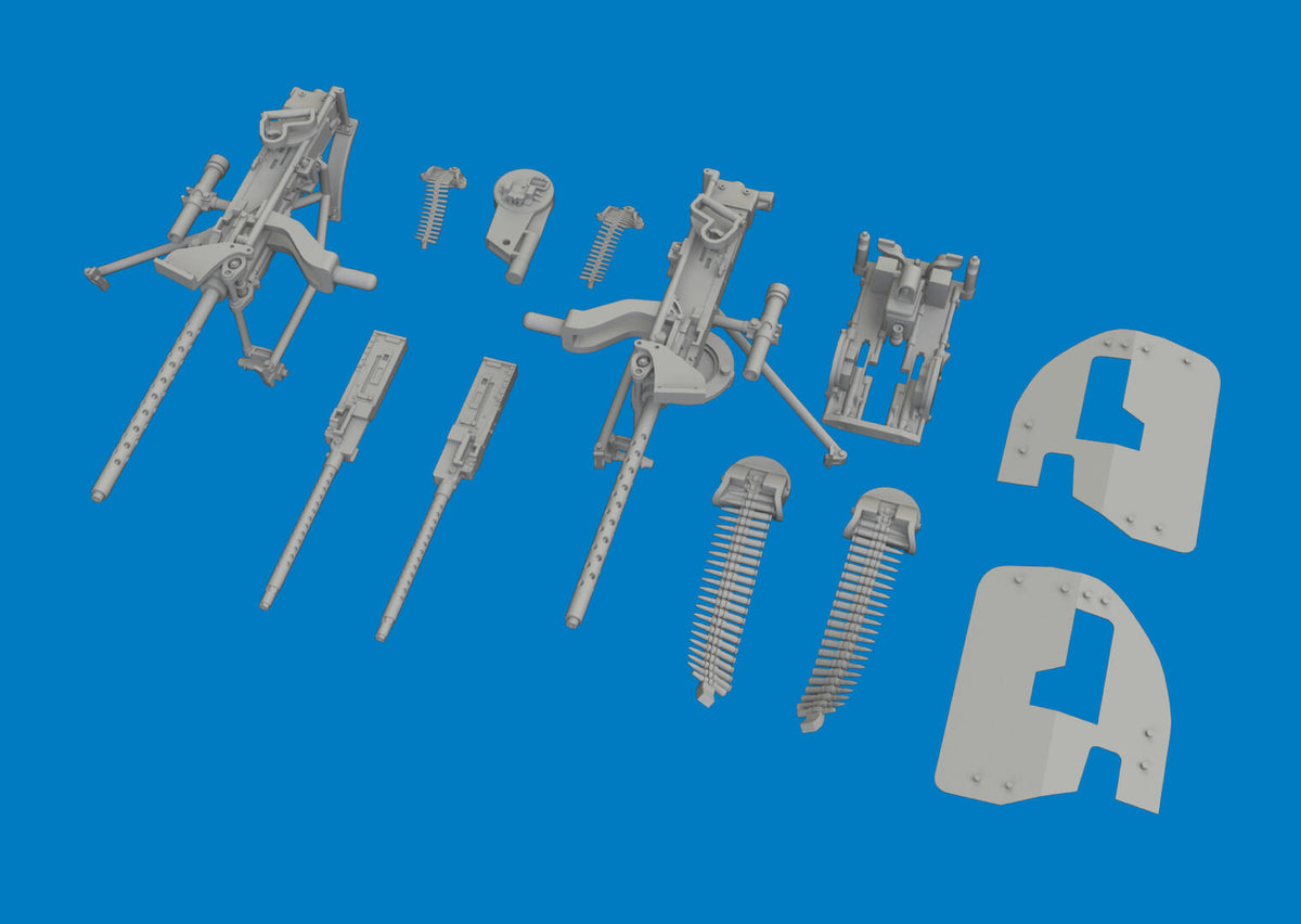 Eduard 6481214 PBY-5A machine guns PRINT for Eduard, Revell 1/48 – zdjęcie 3