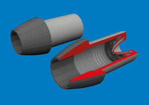 Eduard 6481218 F/ A-18A/ C exhaust nozzles 3D PRINT for KINETIC MODEL 1/48 – imagen 2