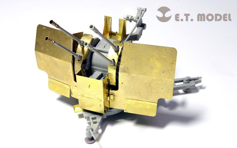 Maquette ET E35-027 Canon antiaérien allemand FLAK 38 de 2 cm de la Seconde Guerre mondiale (pour TRUMPETER 02309) (1/35)  – image 2
