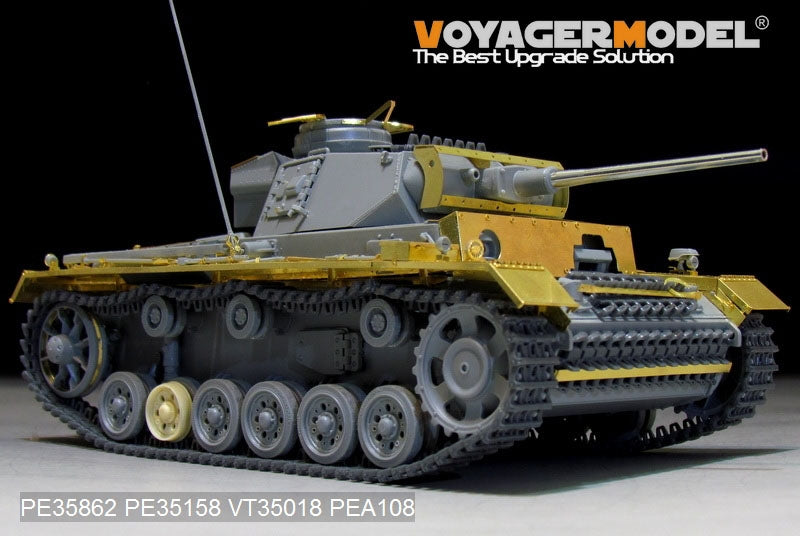 Voyager Model PE35862 WWII German Pz.KPfw.III Ausf.L basic For DRAGON 6387 1/35 – zdjęcie 2