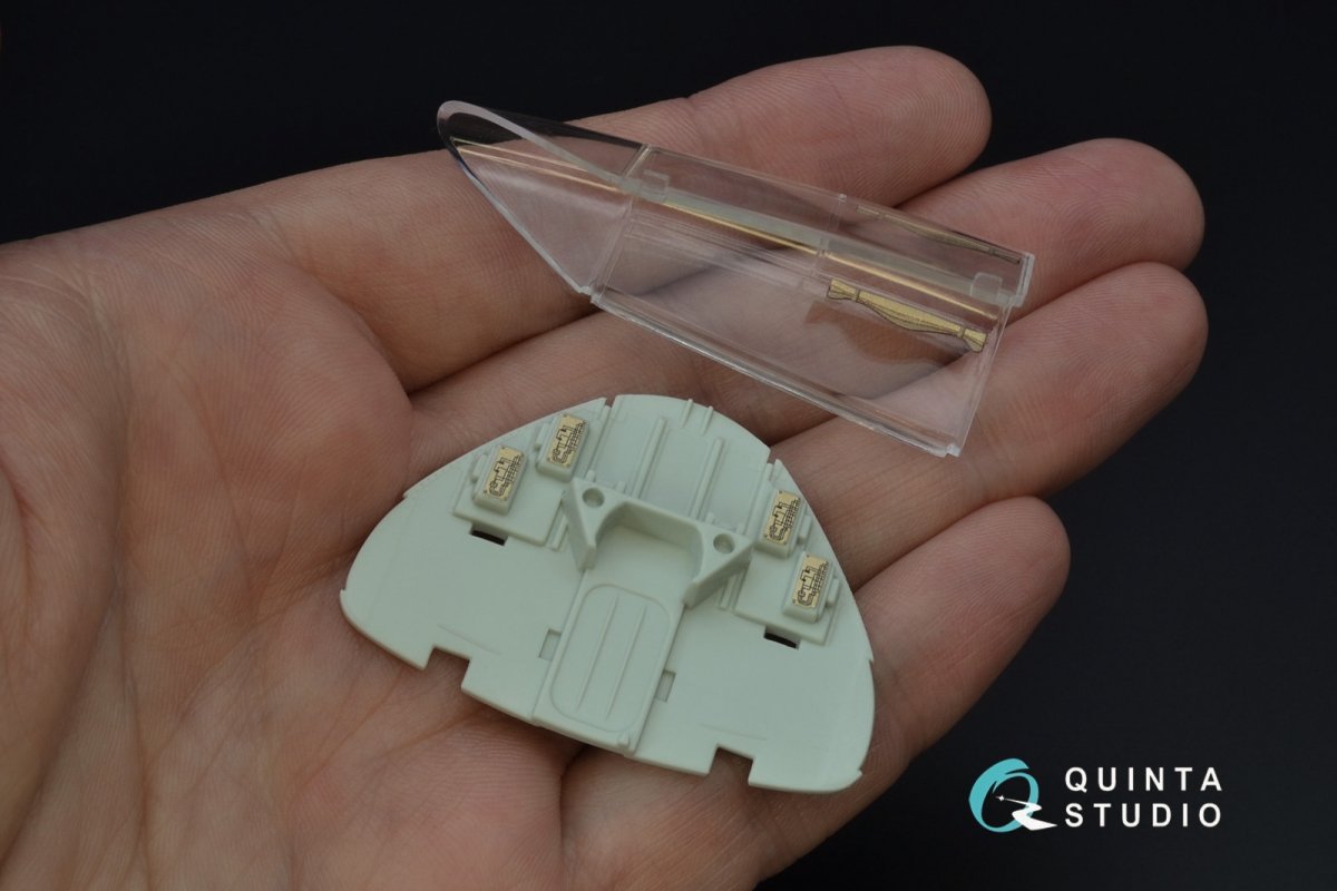 Quinta Studio QD32074 Me 262B1a/U-1 3D-Printed &amp;amp; coloured Interior on decal paper (Revell) 1/32 – zdjęcie 3