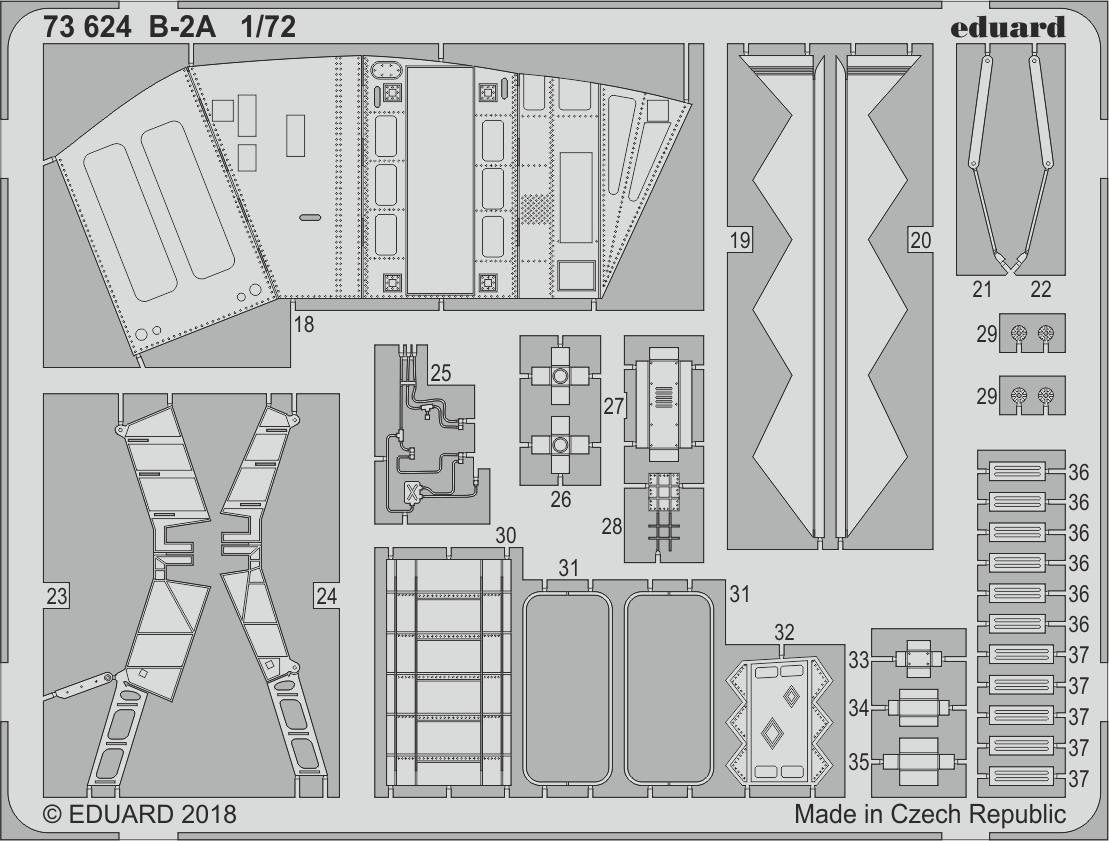 Eduard 73624 B-2A MODELCOLLECT 1/72 – image 2