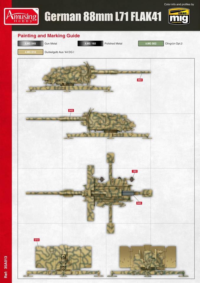 Amusing Hobby 35A024 8.8cm L/71 Flak41 (1/35) – image 2
