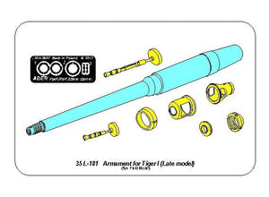 Aber 35L-181 Armament for Tiger I (Late model) 1/35 – immagine 8