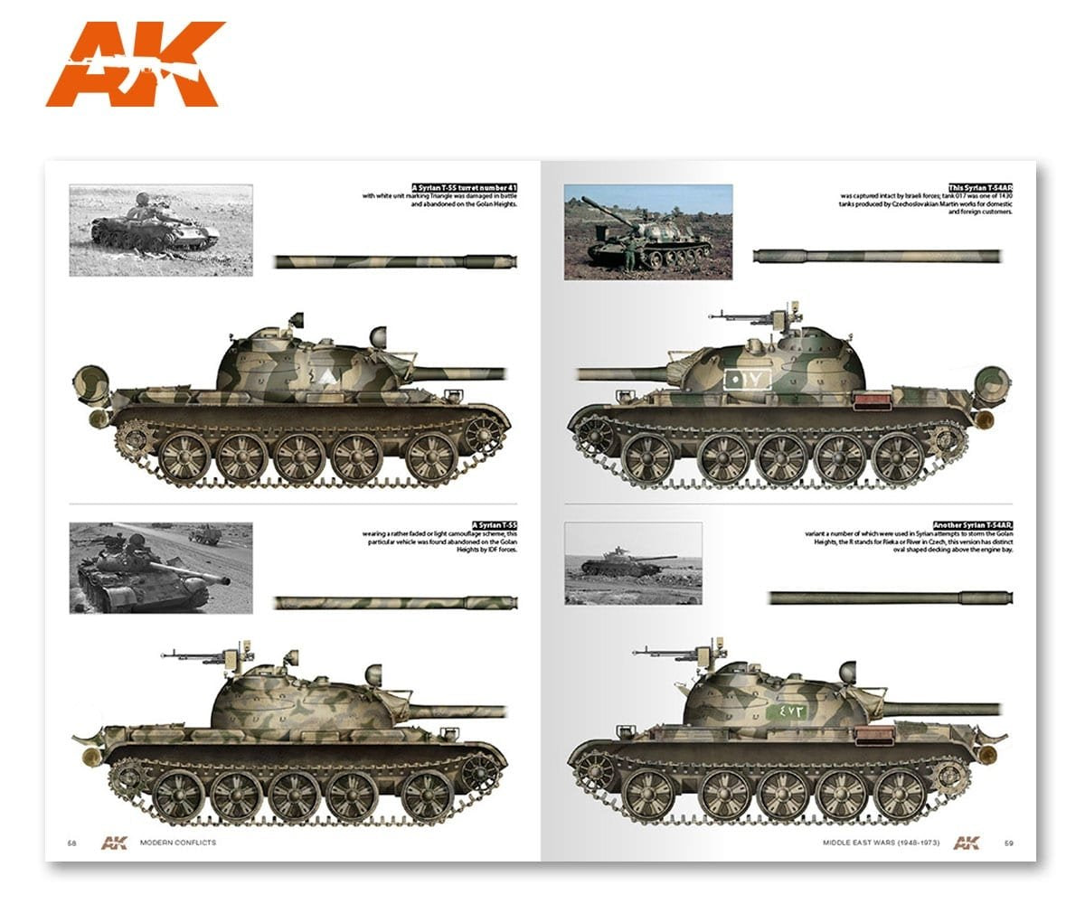 AK Interactive AK284 MIDDLE EAST WARS 1948-1973 VOL.1 PROFILE GUIDE (English) – imagen 5