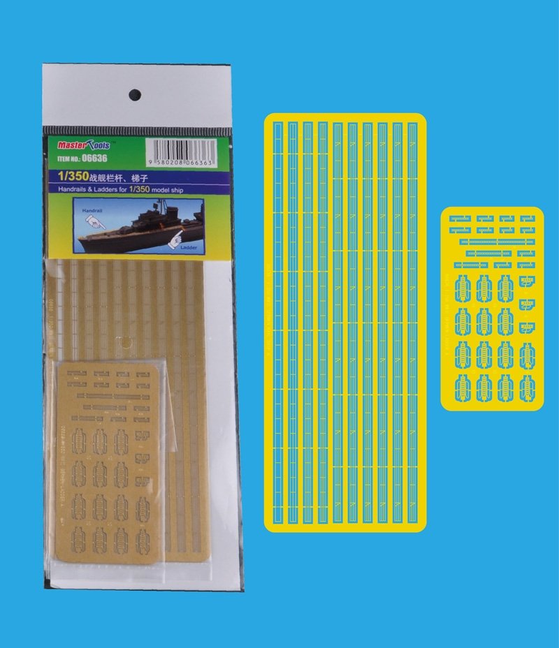 Trumpeter 06636 Handrails &amp;amp; Ladders for model ship 1/350