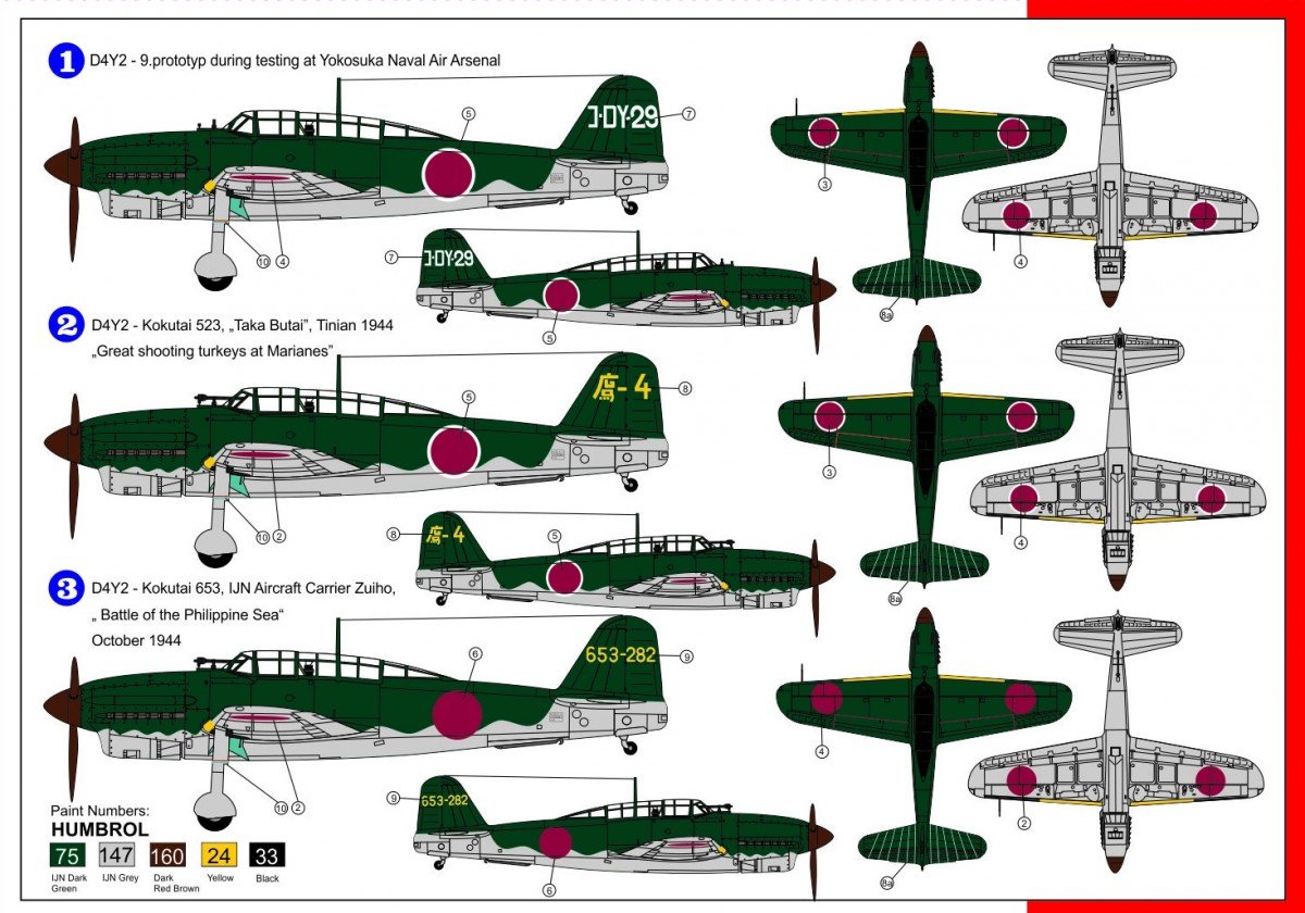 AZ Model AZ7395 Kugisho D4Y2 &amp;quot;Judy&amp;quot; Suisei 12 1/72 – immagine 2