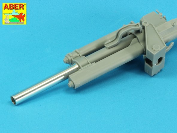 Aber 35L-204 Soviet 122mm M-30 barrel for SELF-PROPELLED GUN SU-122 1/35 – immagine 4