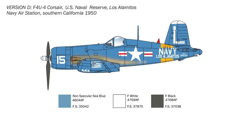 Italeri 1453 F4U-4 Corsair - Korean War 1/72 – image 10