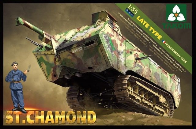 Takom 2012 Franch heavy tank St.Chamond Late type 1/35