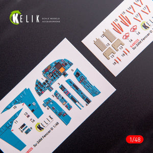 KELIK K48025 SU-24 INTERIOR 3D DECALS FOR TRUMPETER KIT 1/48 – Bild 2