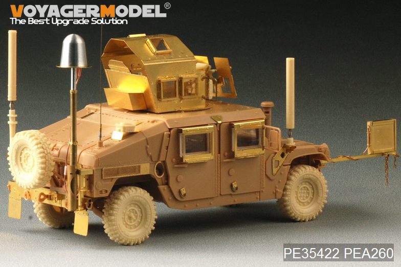 Voyager Model PEA260 Modern US HUMVEE ECM Antenna set TYPE2 (telescopic pole) (GP) 1/35 – imagen 6