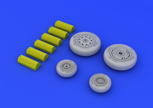 Eduard 648114 F-4B/ N wheels 1/48 (Academy) – immagine 4