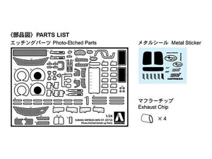 Aoshima 05367 SUBARU GRB IMPREZA &amp;#39;07/&amp;#39;10 COMMON DETAIL-UP PARTS 1/24 – Bild 2