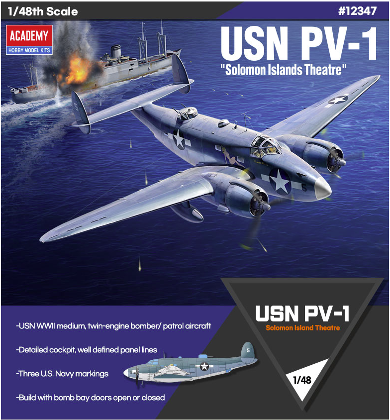 Academy 12347 USN PV-1 &amp;quot;Solomon Islands Theatre&amp;quot; 1/48 – zdjęcie 2