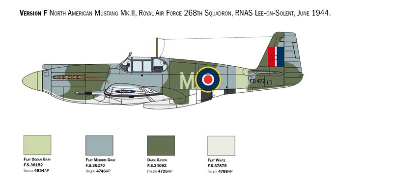 Italeri 1423 P-51A Mustang 1/72 – immagine 12