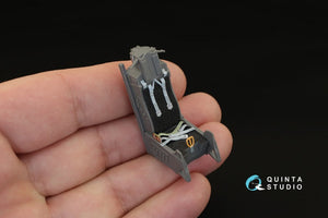 Quinta Studio QD32021 F-16C 3D-Printed &amp;amp; coloured Interior on decal paper (for Academy kit) 1/32 – immagine 8