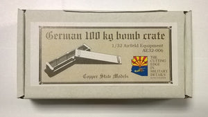 Copper State Models AE32-006 Caisse de bombes allemandes de 100 kg 1/32