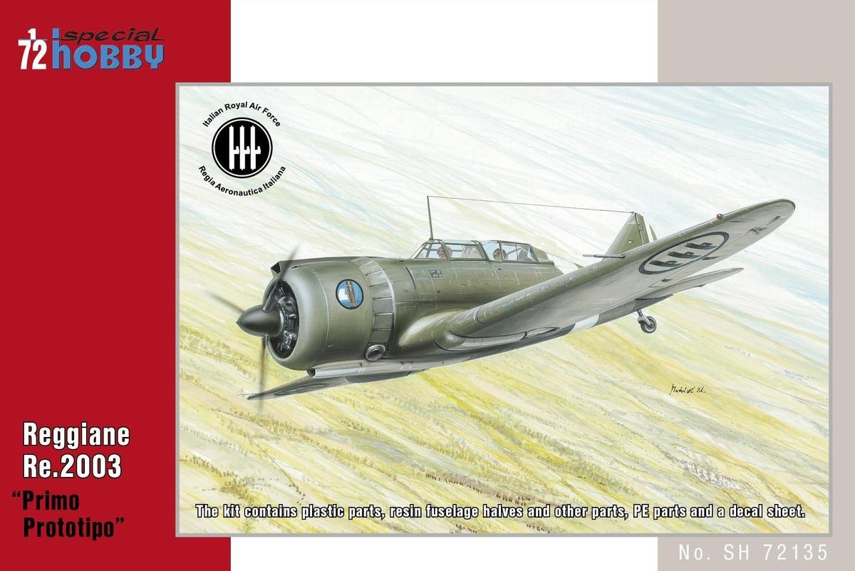 Special Hobby 72135 Reggiane Re 2003 1st Prototype 1/72