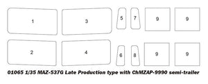 Trumpeter 01065 MAZ-537G Late Production type with ChMZAP-9990 semi-trailer 1/35 – Bild 5