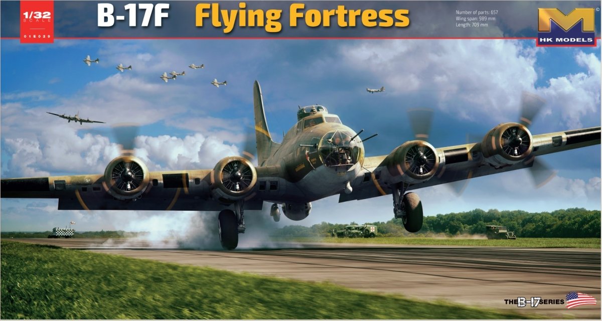 Maquette HK Models 01E029 B-17F Flying Fortress 1/32