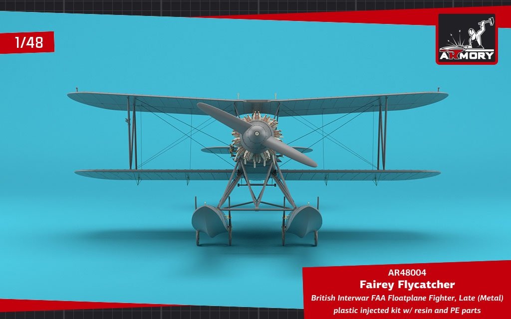 Armory Models 48004 Fairey Flycatcher British Interwar FAA Floatplane Fighter, Late (Metal) 1/48 – image 24