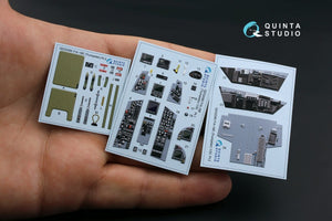 Quinta Studio QD32080 F/A-18E 3D-Printed &amp;amp; coloured Interior on decal paper (for Trumpeter kit) 1/32 – Bild 2