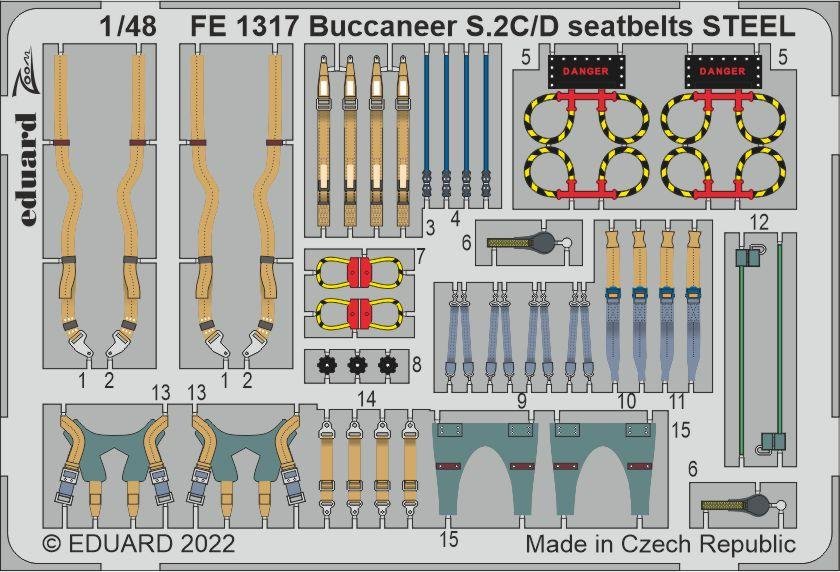 Eduard BIG49358 Buccaneer S.2C/ D AIRFIX 1/48 – zdjęcie 6