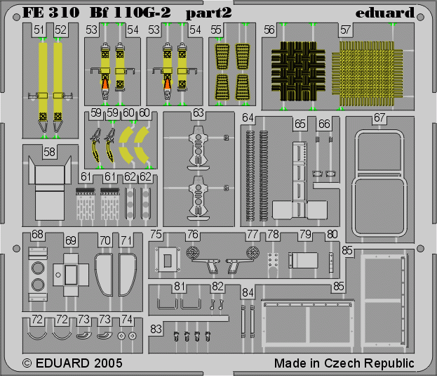 Eduard FE310 Bf 110G-2 MONOGRAM, REVELL 1/48 – imagen 2