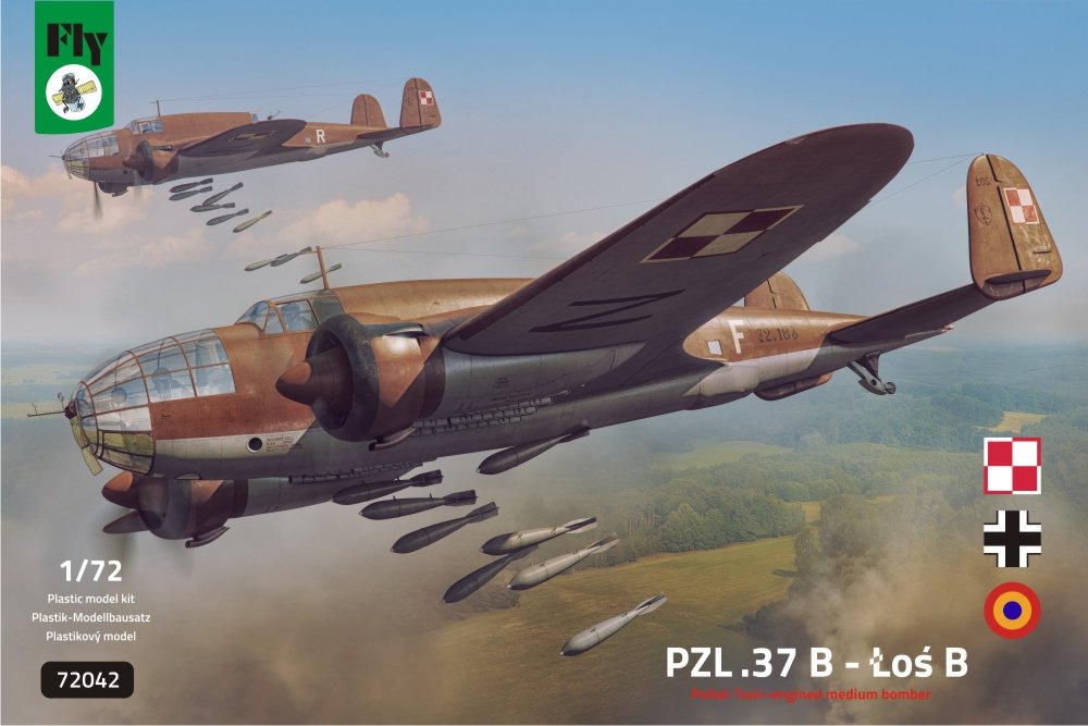 Fly 72042 PZL.37 B Łoś Polish Medium Bomber 1/72