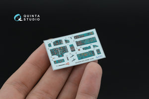 Intérieur imprimé en 3D et coloré sur papier décalcomanie (ICM) pour MiG-25RBF de Quinta Studio QD+48559 (avec pièces en résine imprimées en 3D) à l&amp;#39;échelle 1/48 – image 2