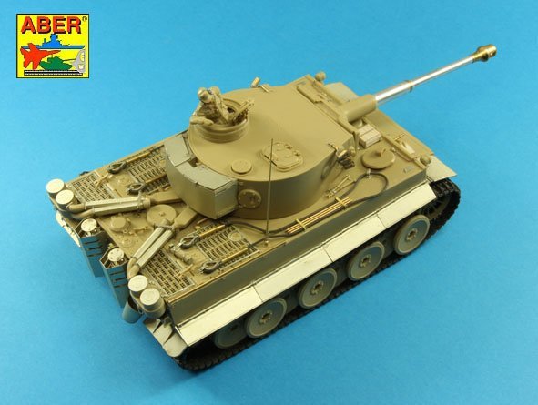 Aber 35K26 Pz.Kpfw. VI Ausf.E ( i.Kfz.181) Tiger I – s.PzAbt. 501 in Tunisia 1/35 – imagen 19