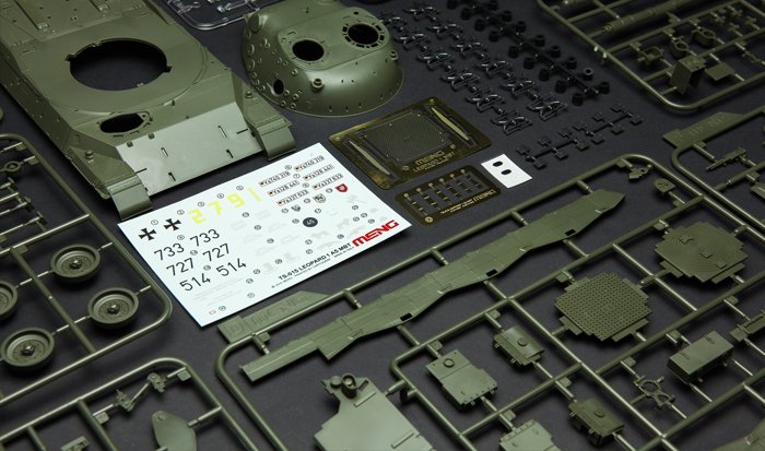 Meng Model TS-015 GERMAN MAIN BATTLE TANK LEOPARD 1 A5 1/35 – image 11