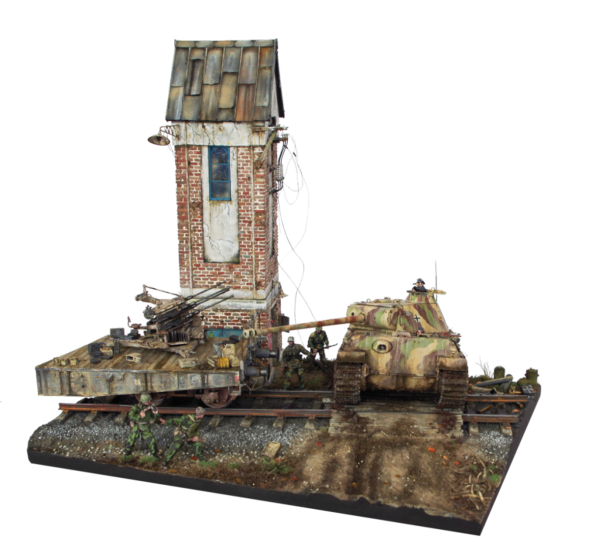RT-Diorama 35027 Diorama-Base: Railroad Crossing 1/35 – Bild 5