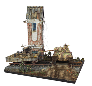 RT-Diorama 35027 Diorama-Base: Railroad Crossing 1/35 – Bild 5