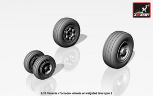 Armory Models AW32501b Panavia Tornado wheels, w/ tyres type “b” (GY) 1/32 – Bild 3